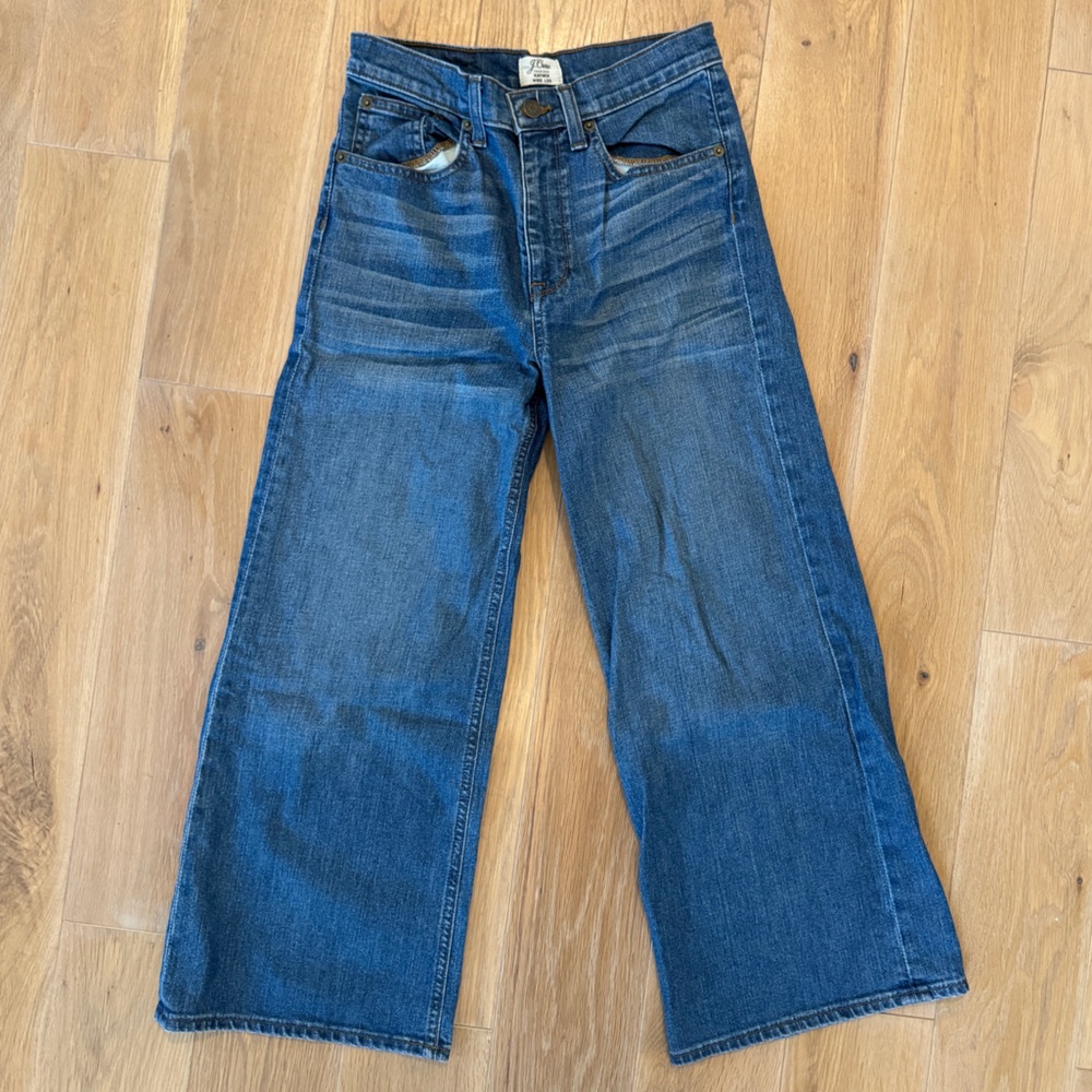 J. Crew Rayner Wide Leg jeans size 26
